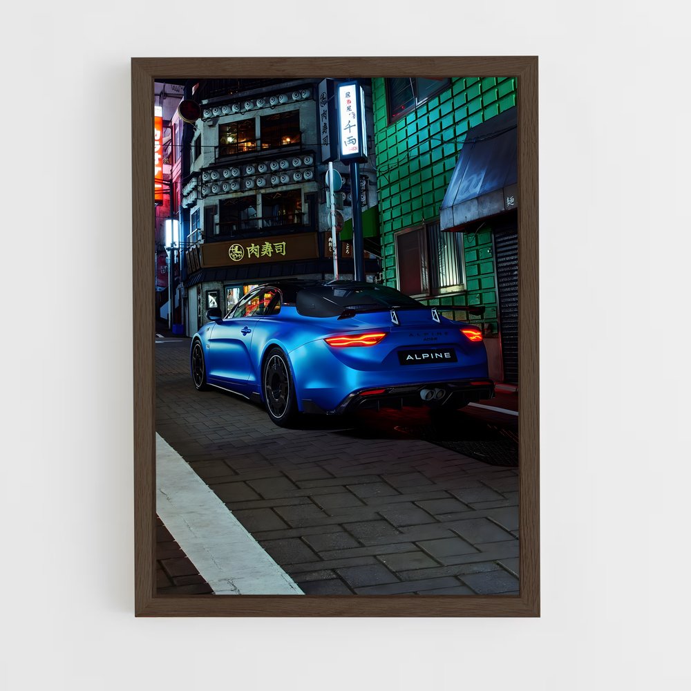 Poster Élégance roues – affiche Alpine (vue 5)